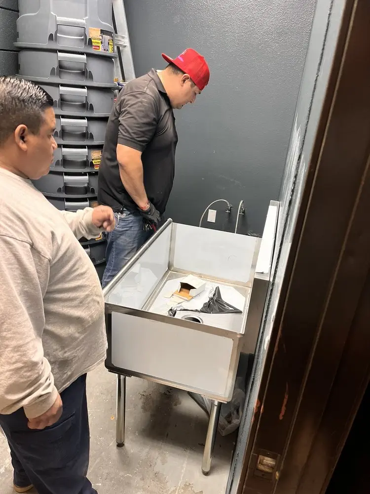Commercial plumbing and sink installation in Nob Hill